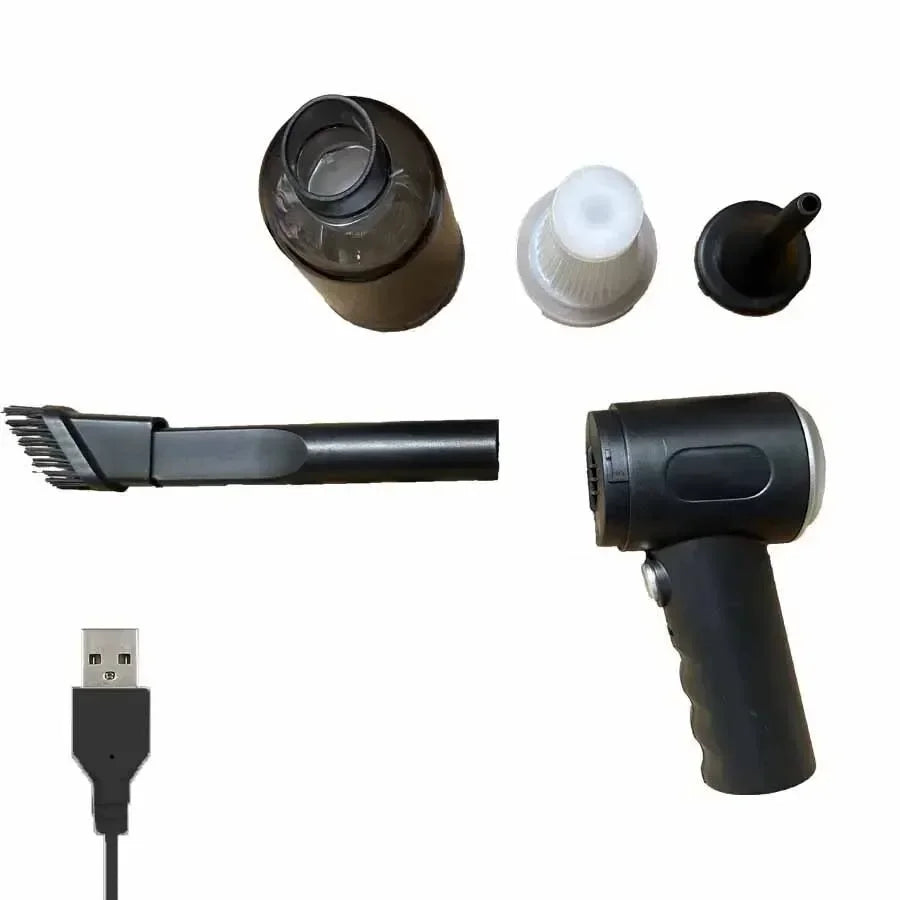 9000Pa Wireless Car Vacuum Cleaner USB Charging 1200mAh Portable Cleaning Appliance Mini Wet and Dry Vacuum Cleaner Household Beauty World Shop