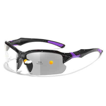 Photochromic Cycling Sunglasses Men Outdoor Sports Tactical Camouflage Goggles Vintage Driving Riding Fishing Windproof Beauty World Shop