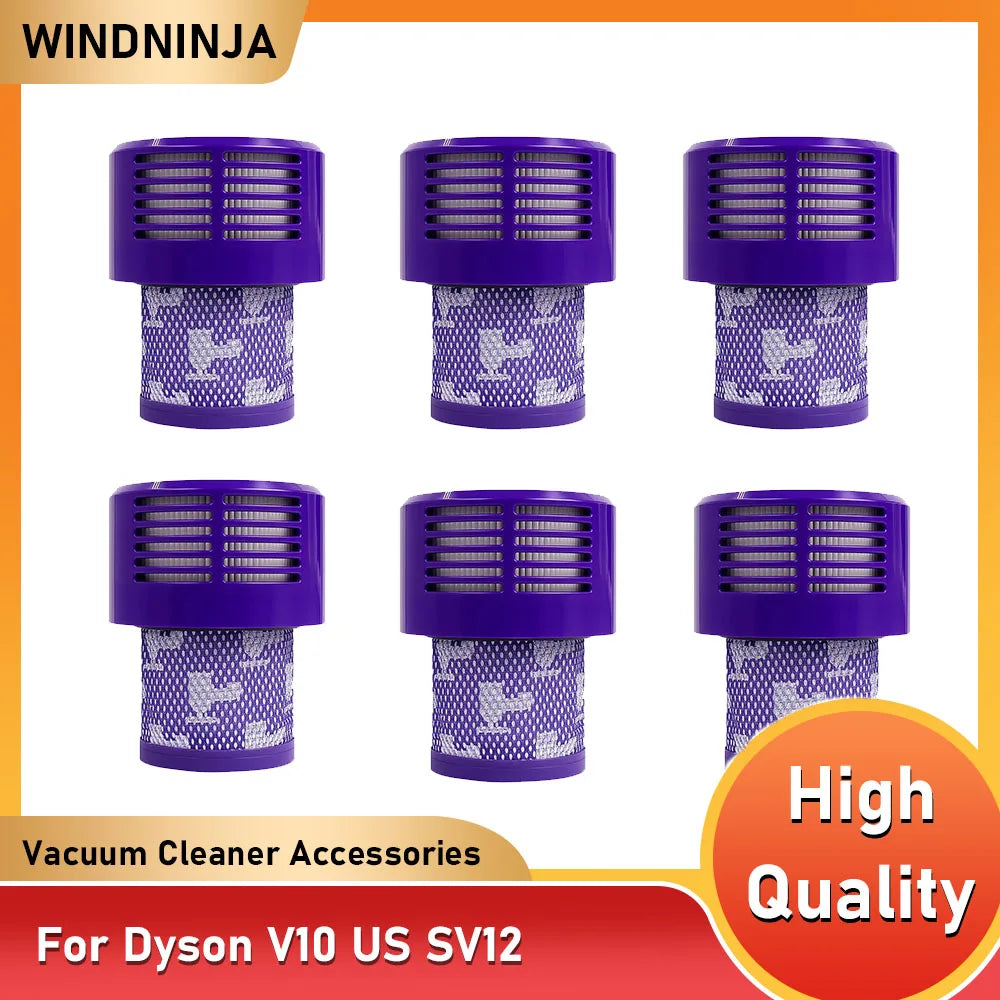 For Dyson V10 US SV12 Filter Hepa Accessories Robot Vacuum Cleaner Washable Filter Replacement Cleaning Spare Parts Beauty World Shop