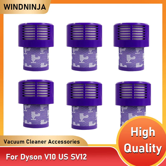 For Dyson V10 US SV12 Filter Hepa Accessories Robot Vacuum Cleaner Washable Filter Replacement Cleaning Spare Parts Beauty World Shop