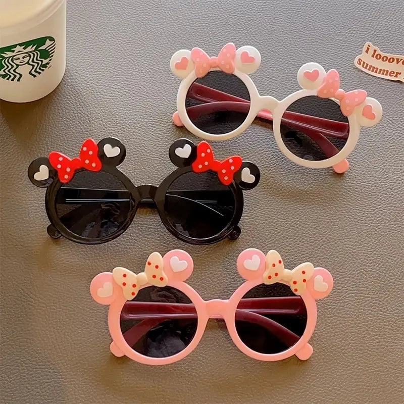 New Children Cute Cartoon UV400 Sunglasses Boys Girls Colors Outdoor Kids Sun Protection Sunglasses Baby Sport Shades Glasses Beauty World Shop