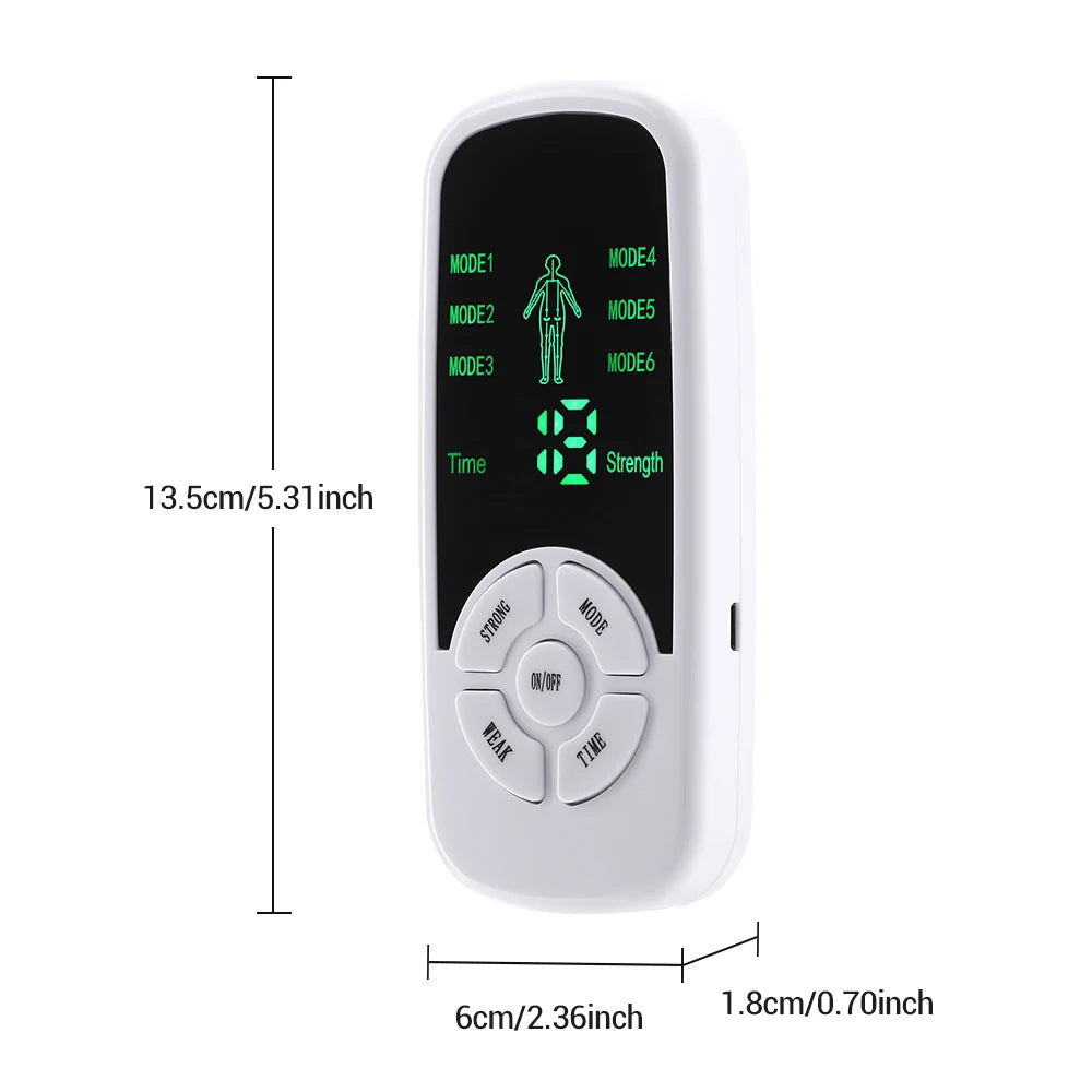 EMS Pulse Electric Muscle Stimulator Back Neck Body Massager Tens Acupuncture Meridian Physiotherapy Digital Massage Tools Beauty World Shop