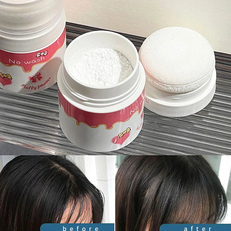 Hair mark powder cosmetic filling reissue artifact fluffy powder lazy powder powder control oil non-washing powder girl Beauty Trend Shop