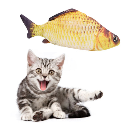 Cat Toys Fish USB Charger Fish Interactive Electric Floppy Fish Cat Toy Realistic Pet Cats Chew Bite Toys Pet Supplies Cats Dog Beauty World Shop