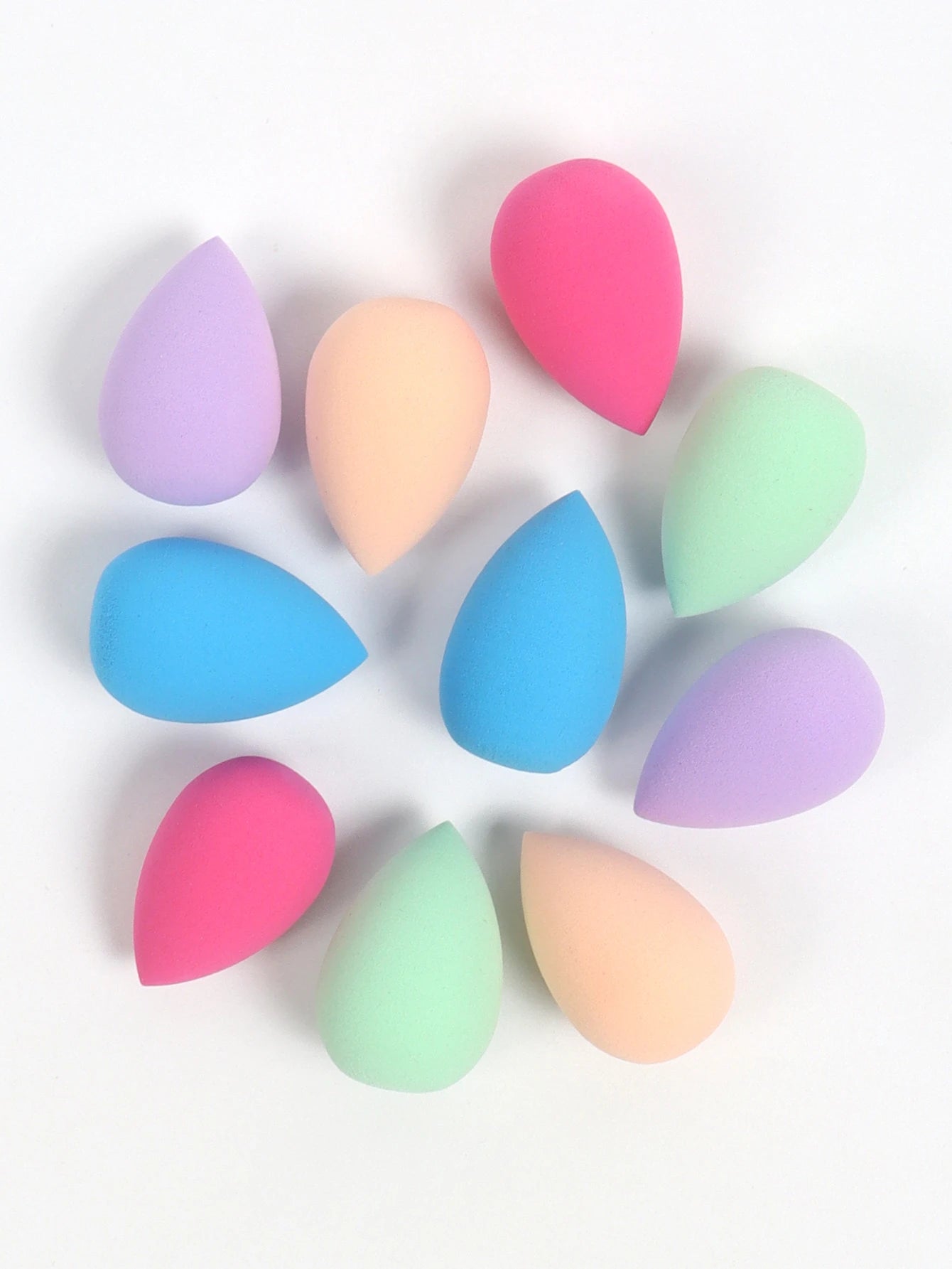 10 件 Mini Makeup Sponge Powder Puff Beauty Sponge for Makeup Concealer Liquid Foundation Face Cosmetic Puff Make up Sponge Beauty World Shop