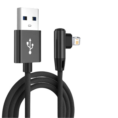 90 Degree USB Cable For iPhone 14 13 12 11 Pro Max X XR 6s 7 8 Plus 2m 3m Lead Mobile Phone Fast Charging Cord Data Charger Wire Beauty World Shop