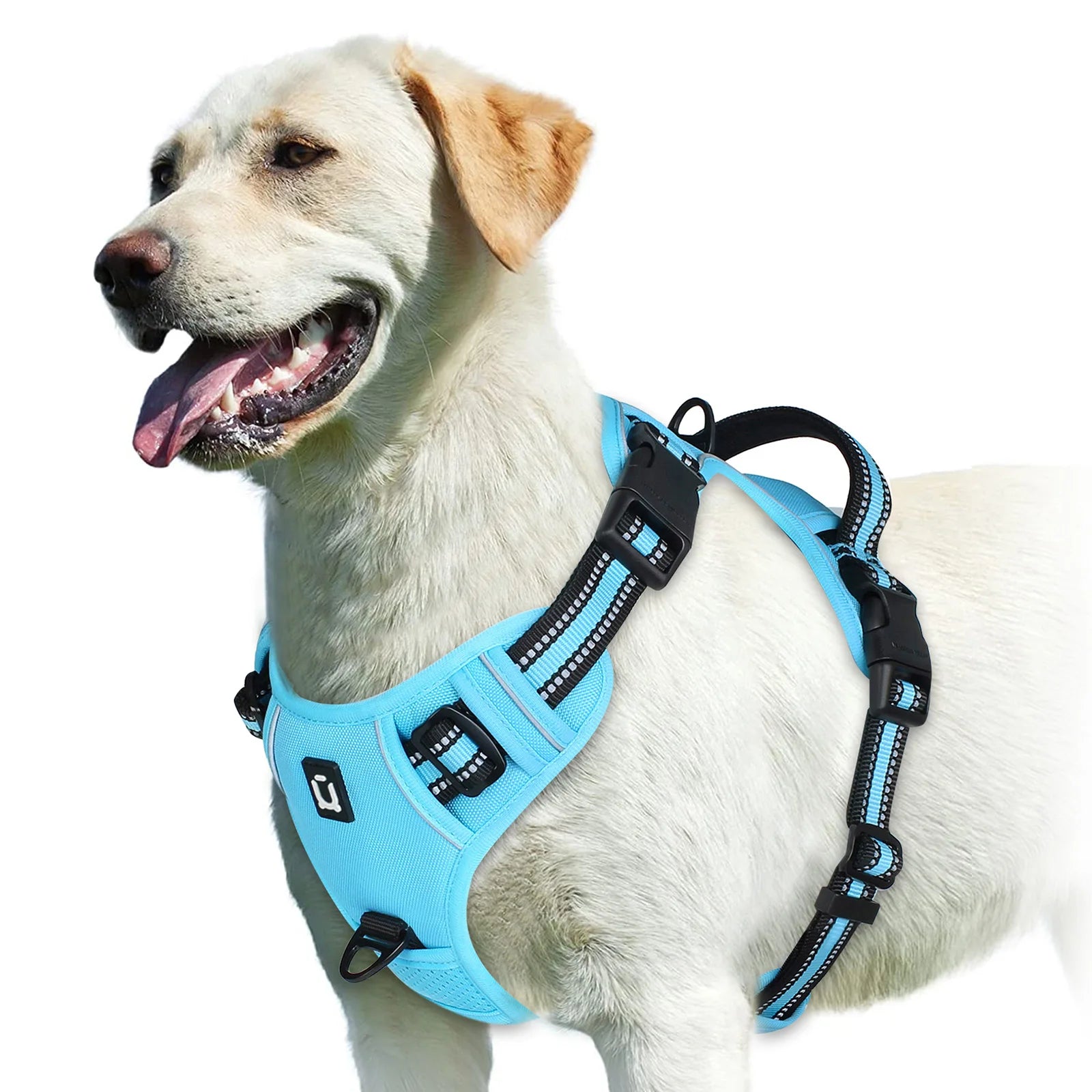 No Pull Dog Harness, Adjustable Soft Padded Pet Vest with Easy Control Handle Beauty World Shop