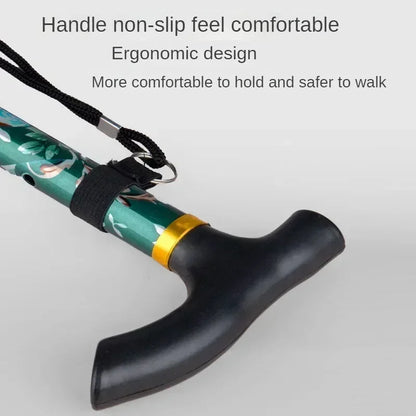 Outdoor Walking Sticks Hiking Camping Mountaineering Poles Telescopic Baton Trekking Poles Folding Cane Crutches Pole Unisex Beauty World Shop