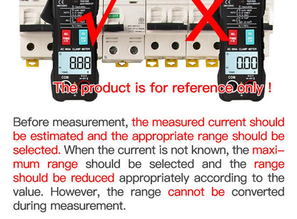 ANENG ST180 AC Current Clamp Meter  Digital 4000 Counts Multimeter Ammeter Voltage Tester Car Amp Hz Capacitance NCV Ohm Tool Beauty World Shop