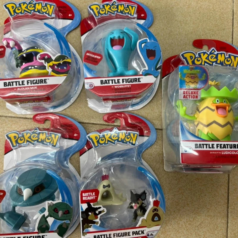 Pokemon WCT Action Figures Muk Wobbuffet Metagross Ludicolo Sandygast Litten Collectible Desktop Ornaments for Kids Gifts Beauty World Shop
