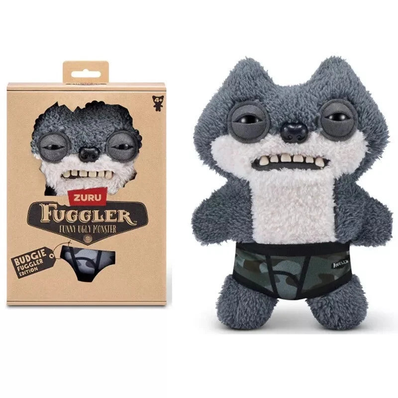 23CM Fuggler Hairy Fuggs Love Ugly Monster Plushies Toys Alien Kawaii Stuffed Animal Funny Vacay Vibes Underwear Series Dolls Beauty World Shop