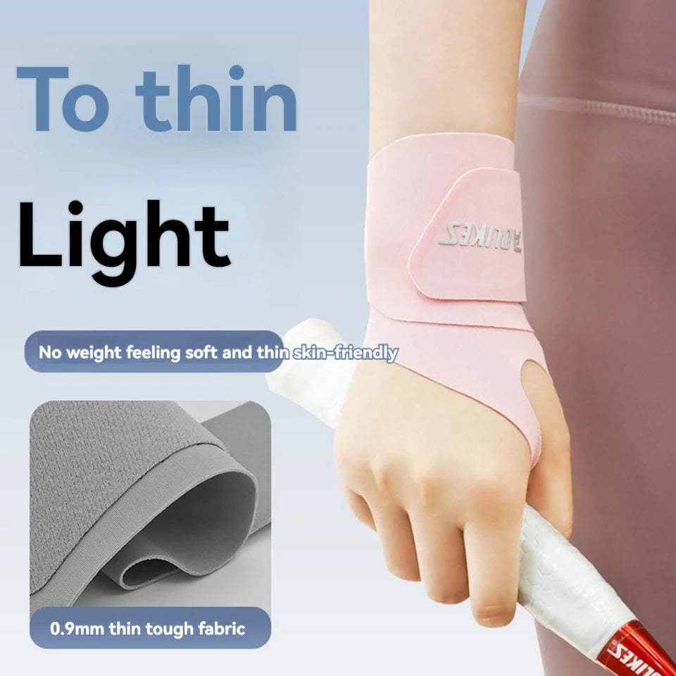 AOLIKES Ultra Thin and Soft Wrist Brace Wrist Wraps for Men and Women, Adjustable Wrist Support for Basketball Tennis Badminton Beauty World Shop