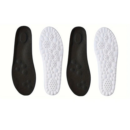 1Pair/2Pairs/4Pairs High Elasticity Latex Sport Insoles Soft Shoe Pads Arch Support Orthotic Insoles Breathable Deodorant Insole Beauty World Shop