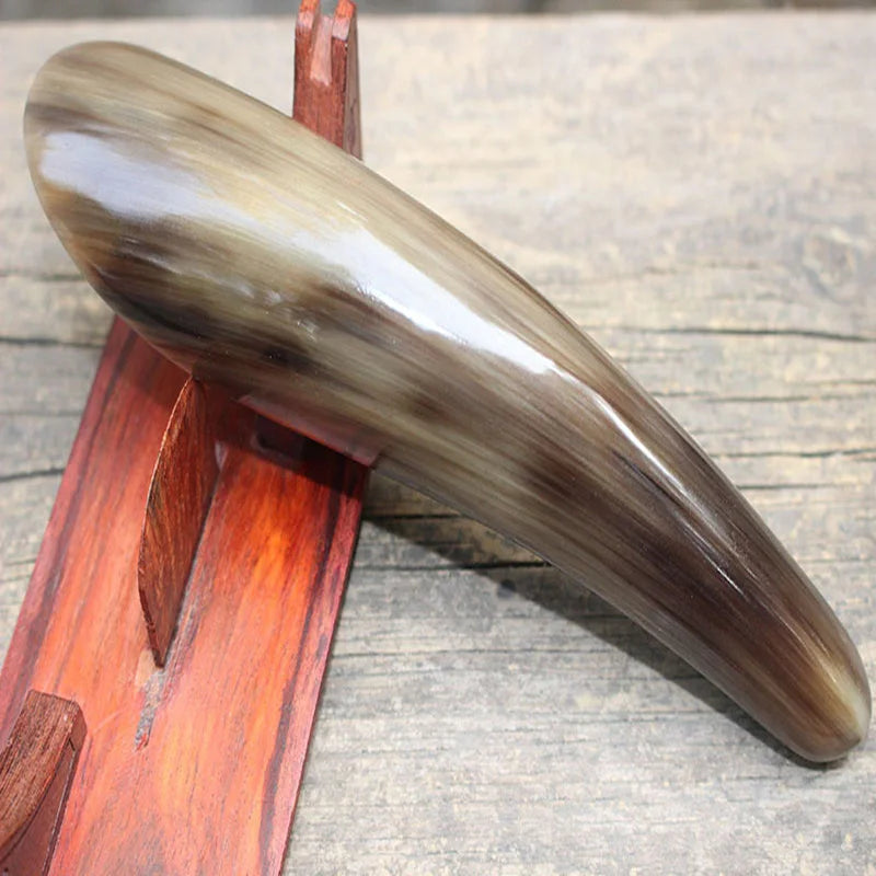 Natural Buffalo Horn No Stress Massage Tool SPA Therapy Massager Scraping Board Beauty World Shop