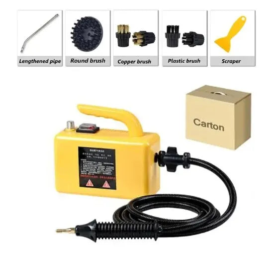 2600w220V High Temperature Steam Cleaner Portable Sterilization Pressure Jet Washer Machine for Home Car Kitchen Air Conditioner Beauty World Shop