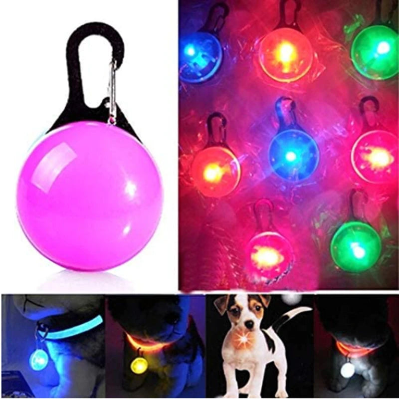 LED Glowing Pendant Flashlight Dog Cat Collar Pet Leads Glow  Accessories  Bright Necklace Luminous Collar  Night Safety Decor Beauty World Shop