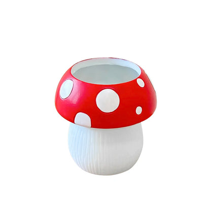Miniso Creative Cute Mushroomseries Pen Holder Stationery Storage Desktop Decoration for Friends Birthdays Gift Beauty World Shop