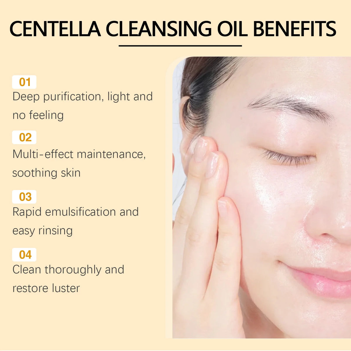 Centella Facial Care Combo Gentle Soothing Makeup Remover Oil Centella Cleanser Centella Serum Set for Sensitive Skin Daily Care Beauty World Shop