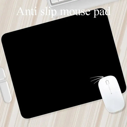 Mouse Pad Gaming Esports Mouse Pad Universal Desktop And Laptop Computer Simple And Pure Black Office Rubber Small Anti Slip Pad Beauty World Shop