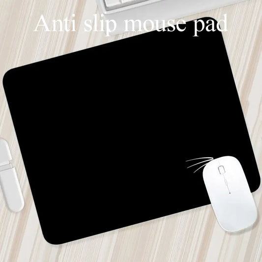 Mouse Pad Gaming Esports Mouse Pad Universal Desktop And Laptop Computer Simple And Pure Black Office Rubber Small Anti Slip Pad Beauty World Shop