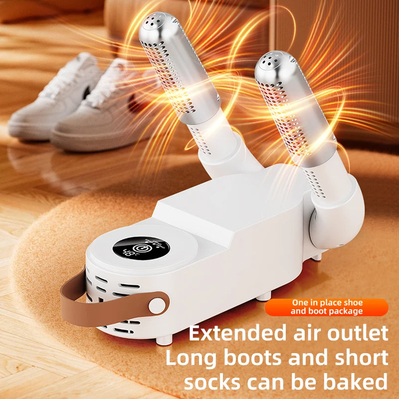 HOMEFISH Intelligent Shoe Dryer Quick Drying Deodorizing Sterilizing Adjustable Timer Household Shoe Warmer And Heater Beauty World Shop