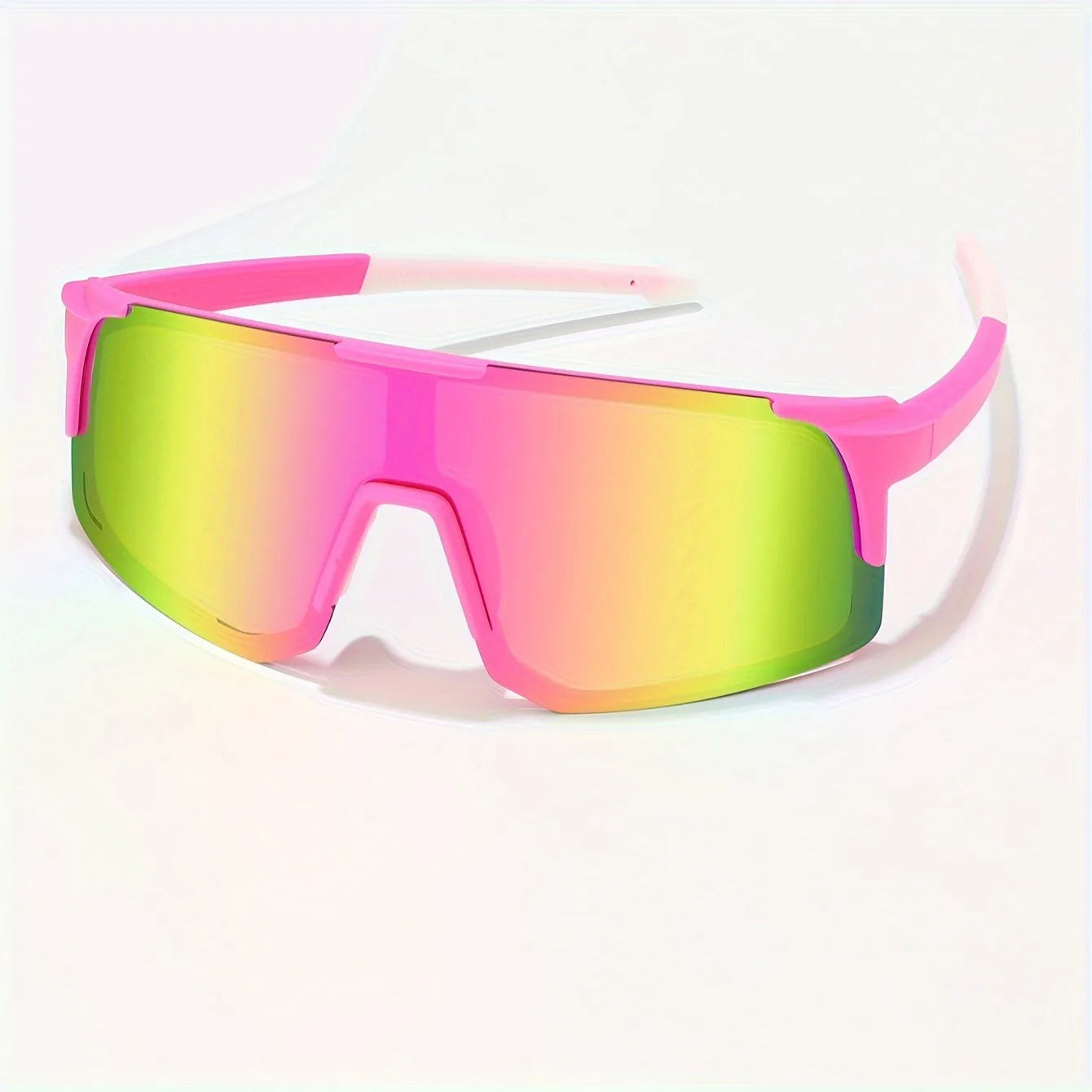 Sports Wrap Around Sunglasses For Women Men Large One Piece Sun Shades For Cycling Fishing Skiing Fashion Sun Glasses UV400 Beauty World Shop