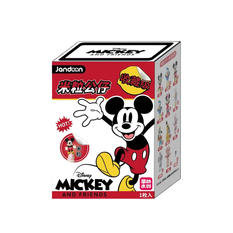 JANDOOM Disney Toy Story Stitch Mickey Mouse Winnie Zootopia Doraemon Action Figure Rice Grains Doll Model Blind Box Toys Gifts Beauty World Shop