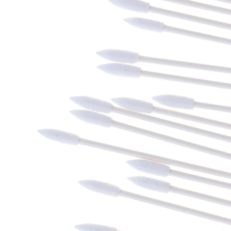 50Pcs Dust Free Disposable Cleaning Swab Cotton Stick For AirPods Earphone Headphone Phone Charge Port Accessories Beauty World Shop