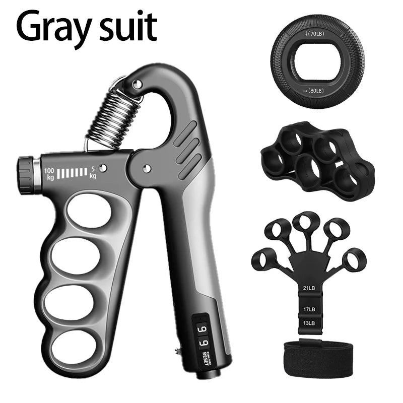 5-60/100/150kg Grip Strength Gym Wrist Expander Hand Strengthener Adjustable Muscle Recovery Fitness Hand Strength Exercise Beauty World Shop