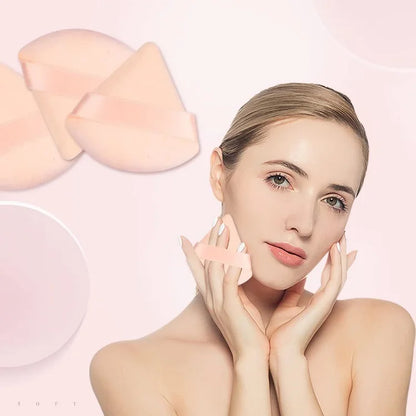 10PCS Puff Triangle Makeup Beauty Sponge Puff Triangle for Powder Makeup Blender Finger Puff Make Up Accessories Cosmetics PF03 Beauty World Shop