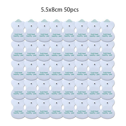 Button Electrode Pads Reusable Massage Patch for Tens Electrodes Massage 3.5mm Plug Body Massager Accessories Beauty World Shop