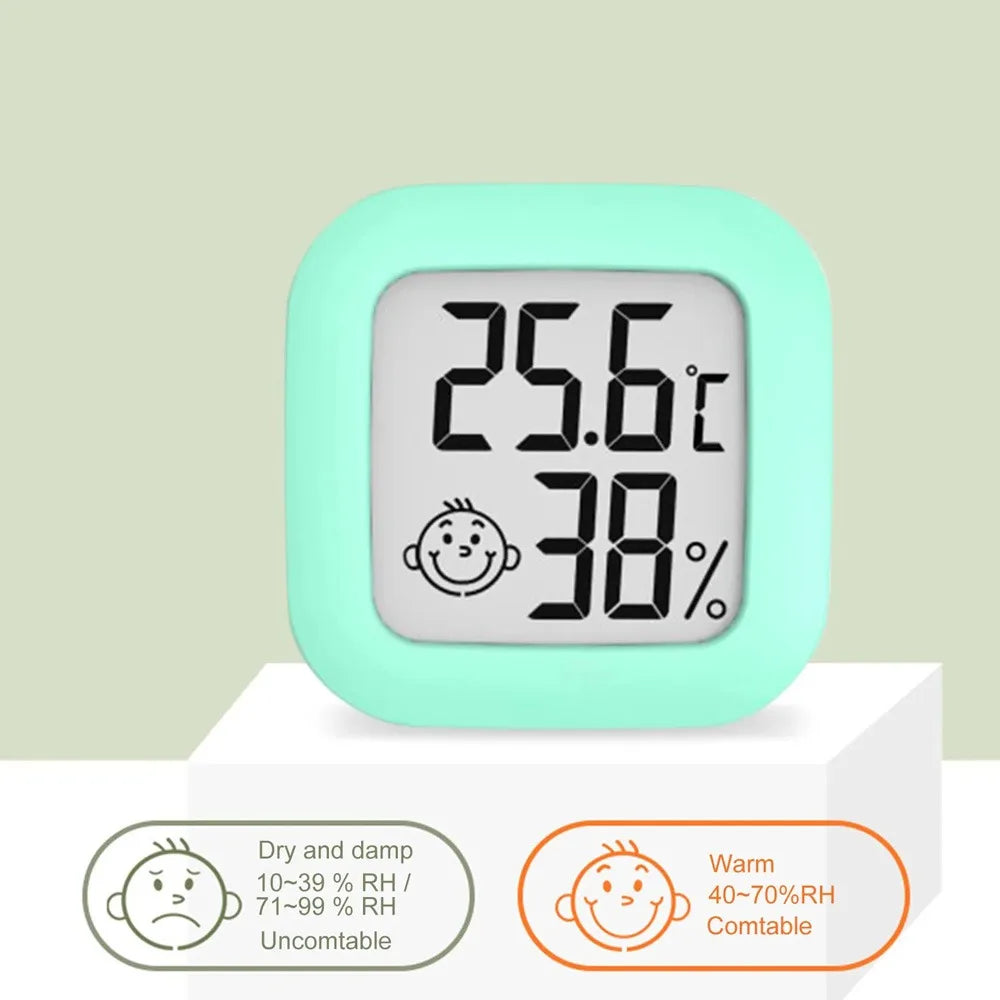 Digital Thermometer Hygrometer Indoor Room Temperature LCD Electronic Humidity Meter Sensor Gauge Weather Station For Home Beauty World Shop