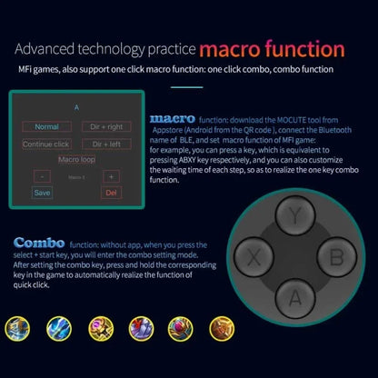 Gamepad For iPhone Android Cell Phone Control Bluetooth Controller Trigger Pubg Mobile Joystick Gaming Smartphone Mando Game Pad Beauty World Shop