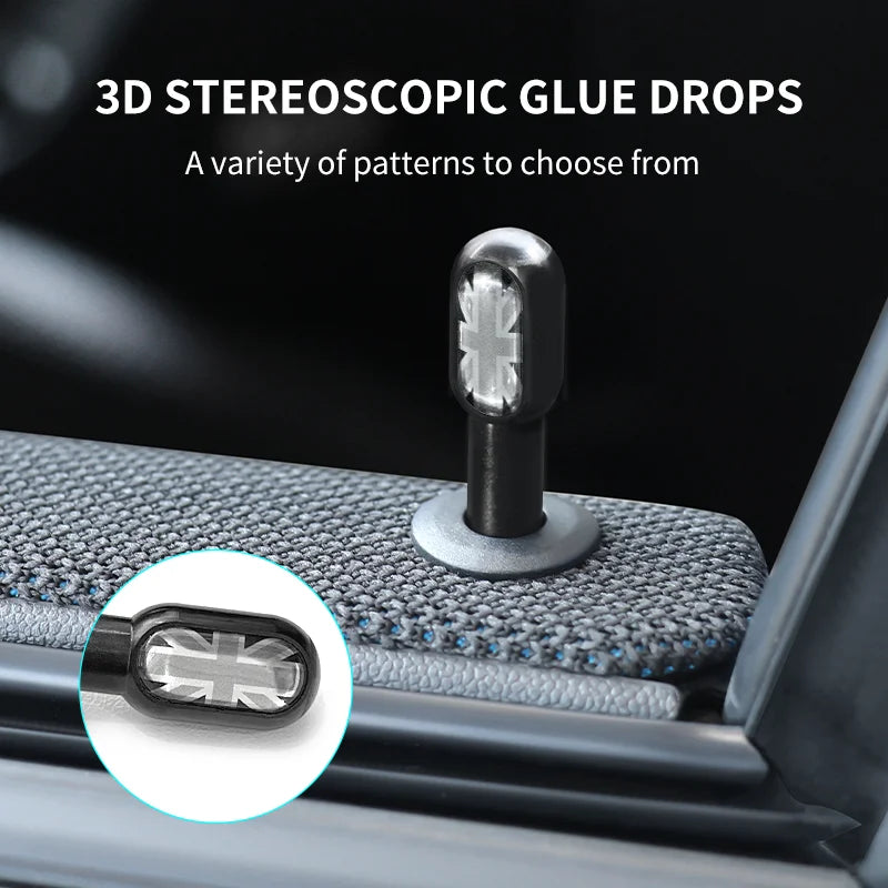 Car Door Pin Decorative For BMW Mini Cooper S F56 F55 F54 F60 R56 R60 F65 U25 Clubman Countryman Metal Car Interior Accessories Beauty World Shop