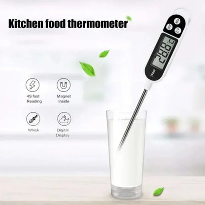 Food Thermometer TP300 Digital Kitchen Water Oil Thermometer for Meat Cooking Food Probe BBQ Electronic Oven Kitchen Tools Beauty World Shop