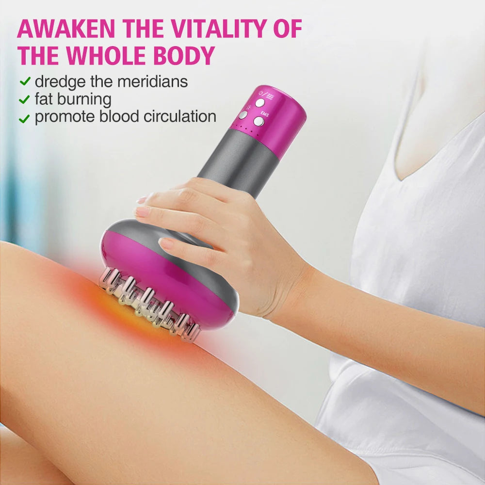 3-in-1 Electric Gua Sha Tool with Function - Rechargeable Body Massager for Skin Tightening, Sculpting and Lymphatic Flow Beauty World Shop