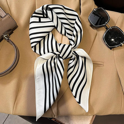 Fashion Scarves for Women Shawl Print Silk Satin Hijab Scarf Female Bandana 70*70cm Luxury Brand Square Shawls Scarfs For Ladies Beauty World Shop