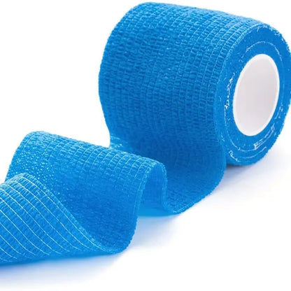 6pcs Self-Adhering Bandage Fixing Bandage Animal Bandage Hand Tearing Waterproof Elastic Bandage for Pets 5 cm X 4.5 M Beauty World Shop