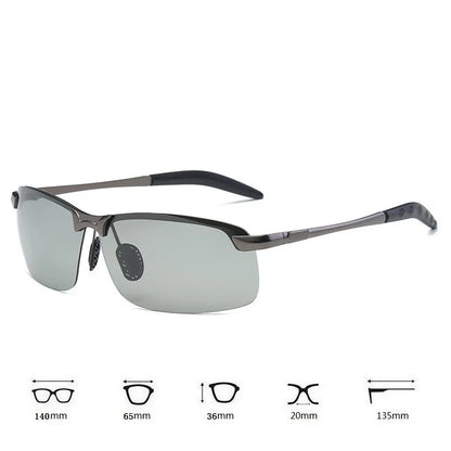 Men Photochromic Polarized Sunglasses Driving Fishing Chameleon Glasses Change Color Sun Glasses Day Night Vision UV400 Eyewear Beauty World Shop