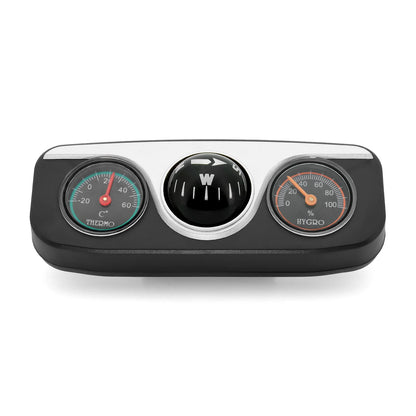 Car Ornaments Decoration 3 in 1 Guide Ball Compass For Auto Boat Vehicles Thermometer Compass Hygrometer Interior Accessories Beauty World Shop