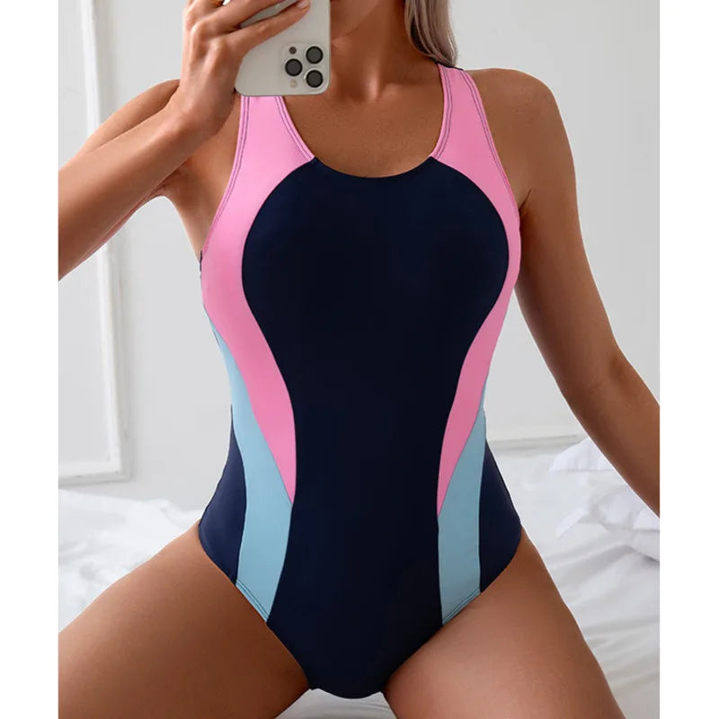 Summer Sexy One-Piece Swimsuits Closed Women's Swimwear Sports For Swimming Wear Body Bathing Suits Beachwear Pool Bather 2025 Beauty World Shop