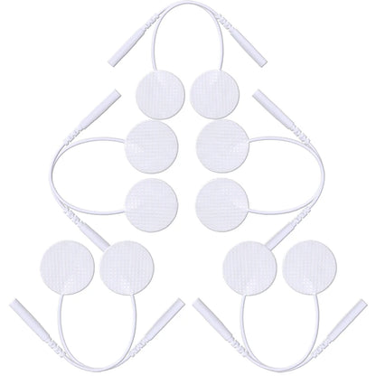 25mm Self-Adhesive Electrode Pads with Conductive Gel for EMS Electric Muscle Stimulator Pulse Massager Replacement Accessory Beauty World Shop