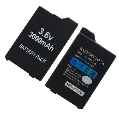 3600mAh for SONY PSP2000 Handheld Game Console Backup Battery Pack 2400mAh for SONY PS Lite PSP-2000 PSP-3000 PSP-3004 Batteries