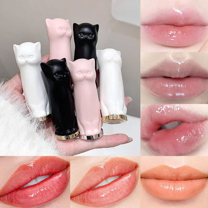 SHAQINUO Meowoqinqin Moisturizing Color Lip Balm, anti-dryness and crack fade lip lines Student Moisturizing lipstick Beauty Trend Shop