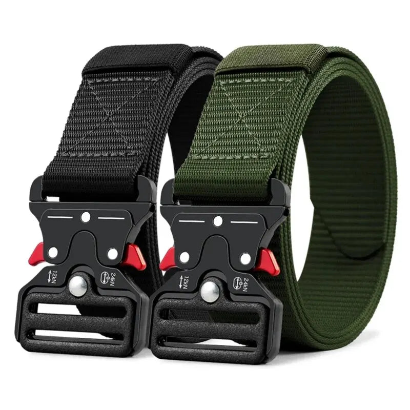 Men's Belt Outdoor Multi Function Belt High Quality Canvas For Nylon Male Luxury Belts Women's Sports Jeans Belt Neutral Belts Beauty World Shop