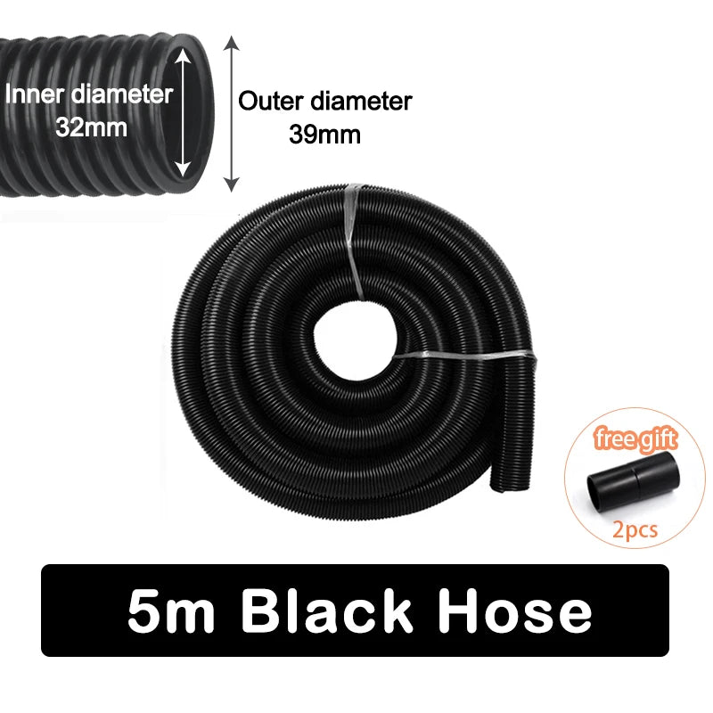 Hose For Vacuum Cleaner Inner Diameter 32/38/40/50mm Thread Hose Factory Bellows Connector For Vacuum Cleaner Vacuum Tube Beauty World Shop