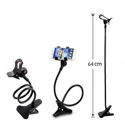 Universal Long Arm Lazy Person Bracket Mobile Phone Clamp Bedside Desktop Support For iPhone Xiaomi Huawei Samsung Phone Stands Beauty World Shop