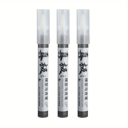8 Colors Set Metallic Marker Pen 1mm DIY Reflective Paint Pen Permanent Gold SILVER Marker Touch Up, Model Painting, Marking Beauty World Shop