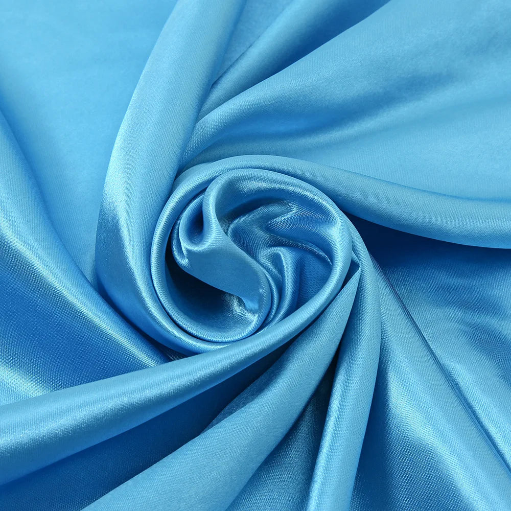 Women New Plain Satin Solid Color 60x60cm Square Scarf Girl Simulation Silk Performance Small Scarves Best Party Gift Beauty World Shop