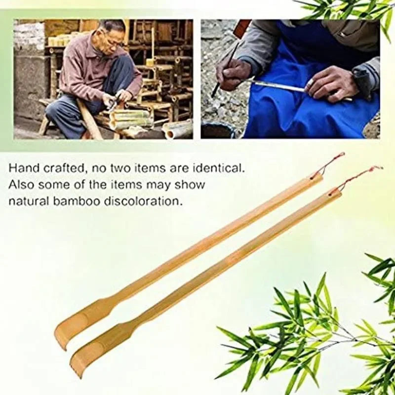 Natural Bamboo Back Scratcher – Soothe Itchy Skin and Unwind, Ideal for Older Adults Beauty World Shop